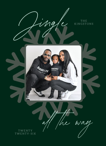 Jingle All The Way Snowflake Year